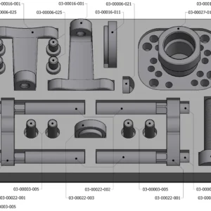 Solumuovi 04-00022-025 pyörännapa työkalujen säilytykseen