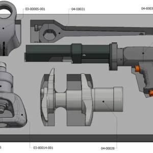 Solumuovi 04-00022-026 pallonivel työkalujen säilytykseen